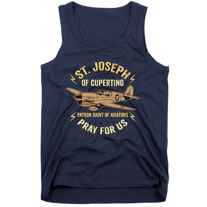 St. Joseph Of Cupertino Saint Of Pilots Aviators Tank Top