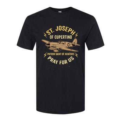 St. Joseph Of Cupertino Saint Of Pilots Aviators Softstyle CVC T-Shirt