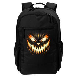 Scary Jack O Lantern Face Carved Pumpkin Halloween Costume Daily Commute Backpack