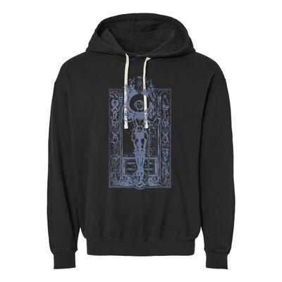 St Joan Of Arc Distressed Vintage Saint Catholic Women Garment-Dyed Fleece Hoodie