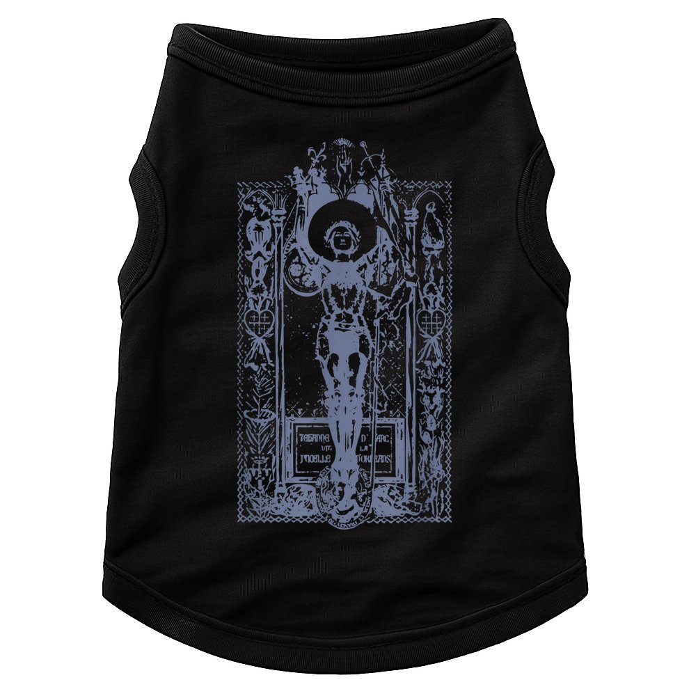 St Joan Of Arc Distressed Vintage Saint Catholic Women Doggie Tank