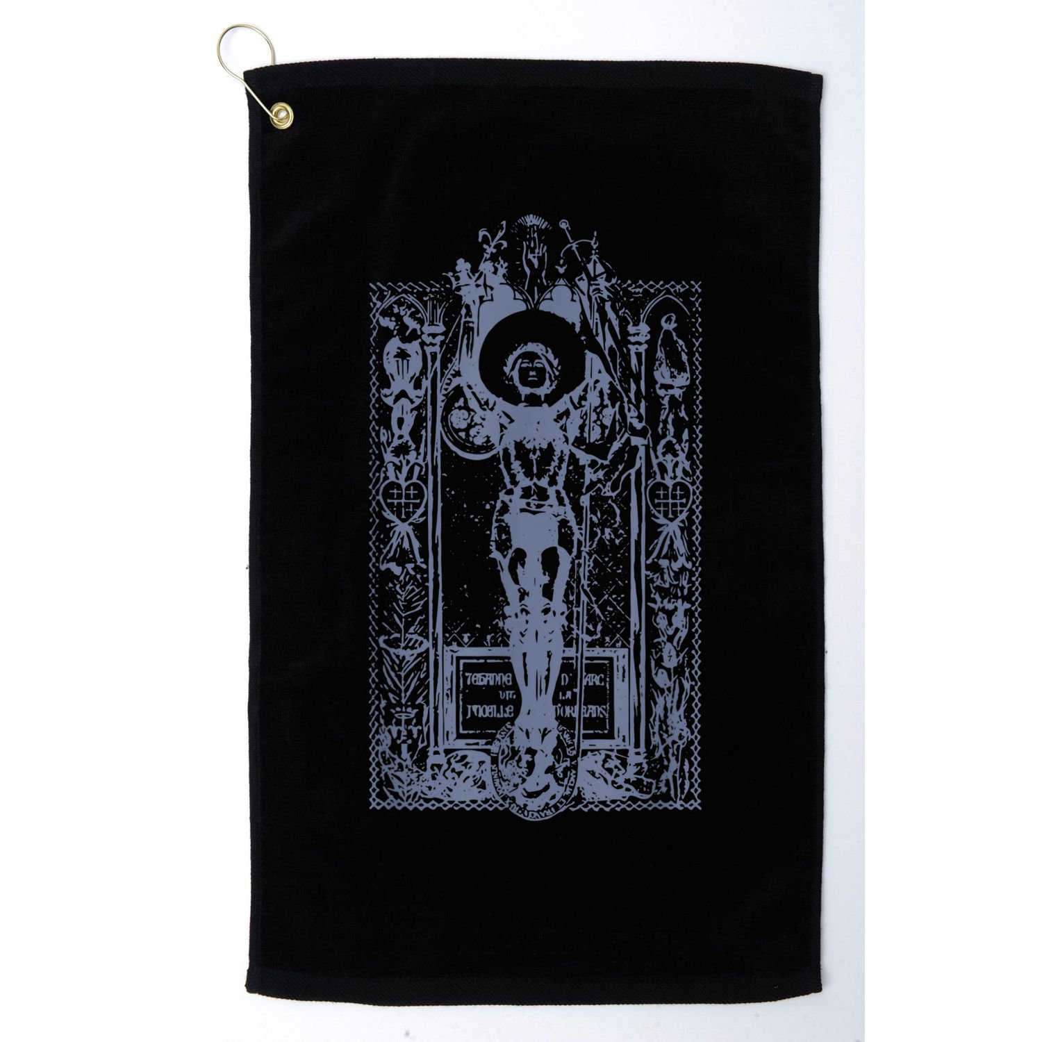 St Joan Of Arc Distressed Vintage Saint Catholic Women Golf Towel