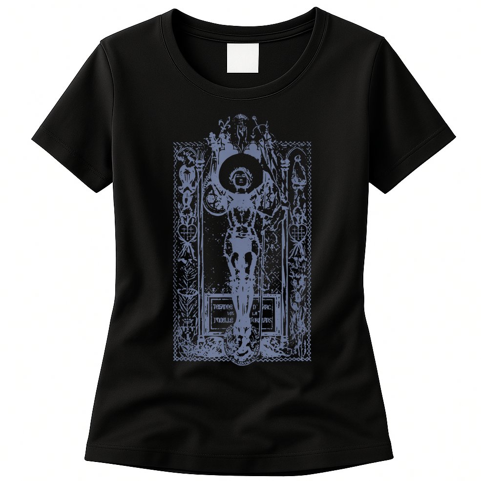 St Joan Of Arc Distressed Vintage Saint Catholic Women Womens T-Shirt