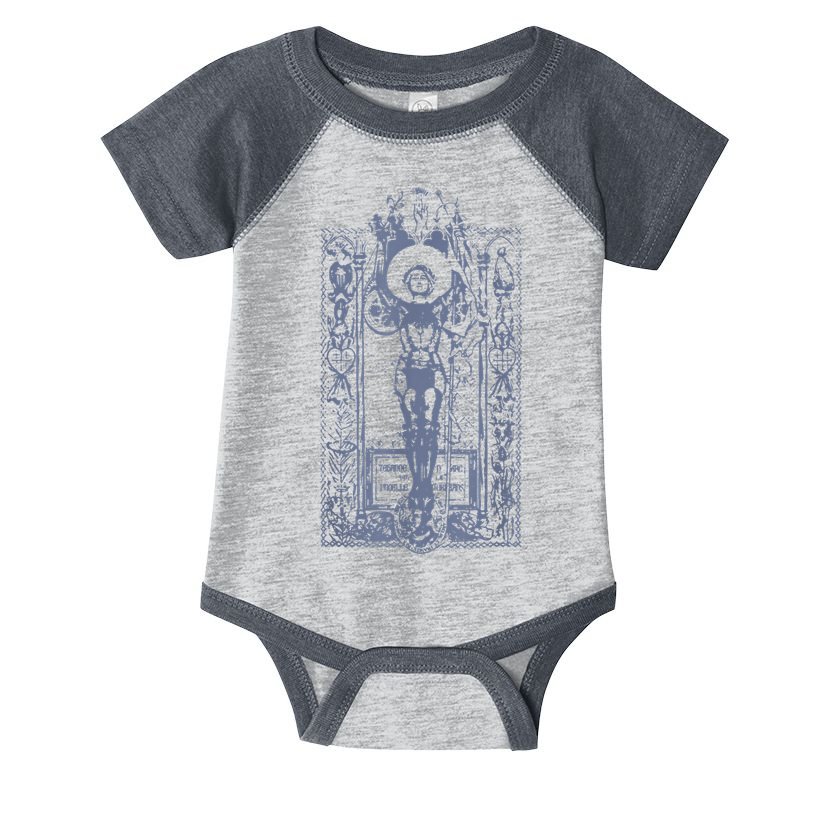 St Joan Of Arc Distressed Vintage Saint Catholic Women Infant Baby Jersey Bodysuit