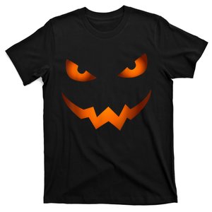 Scary Jack O Lantern Pumpkin Face Halloween Costume Tshirt T-Shirt