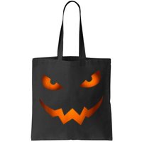 Scary Jack O Lantern Pumpkin Face Halloween Costume Tshirt Tote Bag