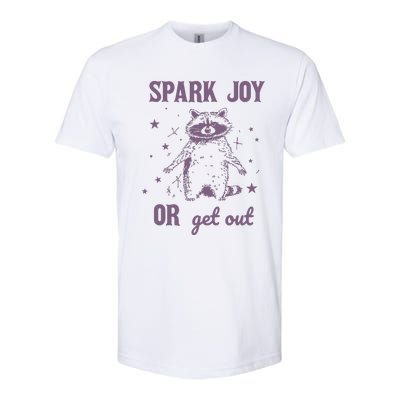 Spark Joy Or Get Out Vintage Softstyle CVC T-Shirt