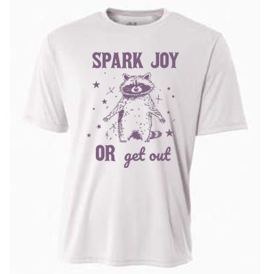 Spark Joy Or Get Out Vintage Cooling Performance Crew T-Shirt