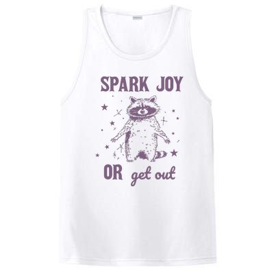 Spark Joy Or Get Out Vintage PosiCharge Competitor Tank