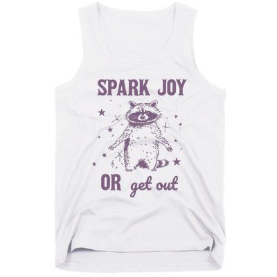 Spark Joy Or Get Out Vintage Tank Top