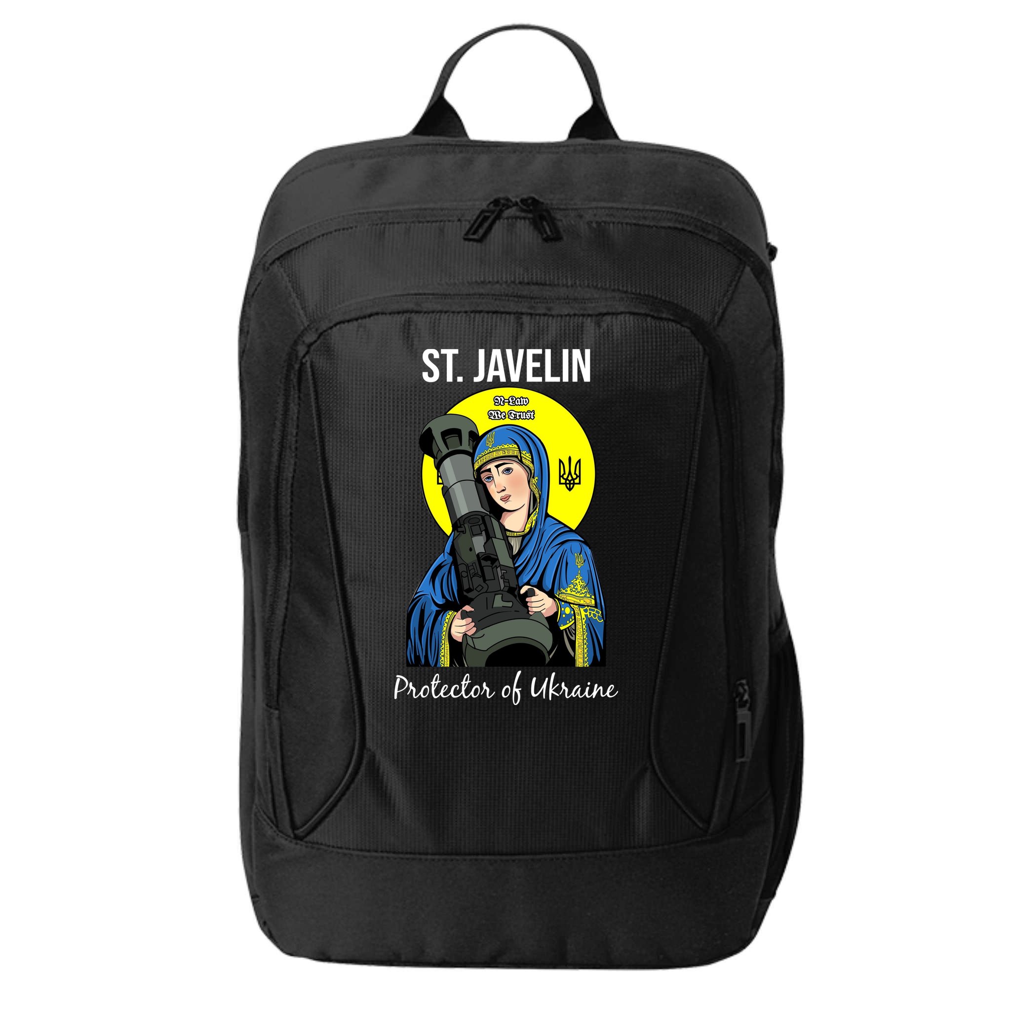 St. Javelin Protector Of Ukraine Support Stand With Ukraine City Backpack