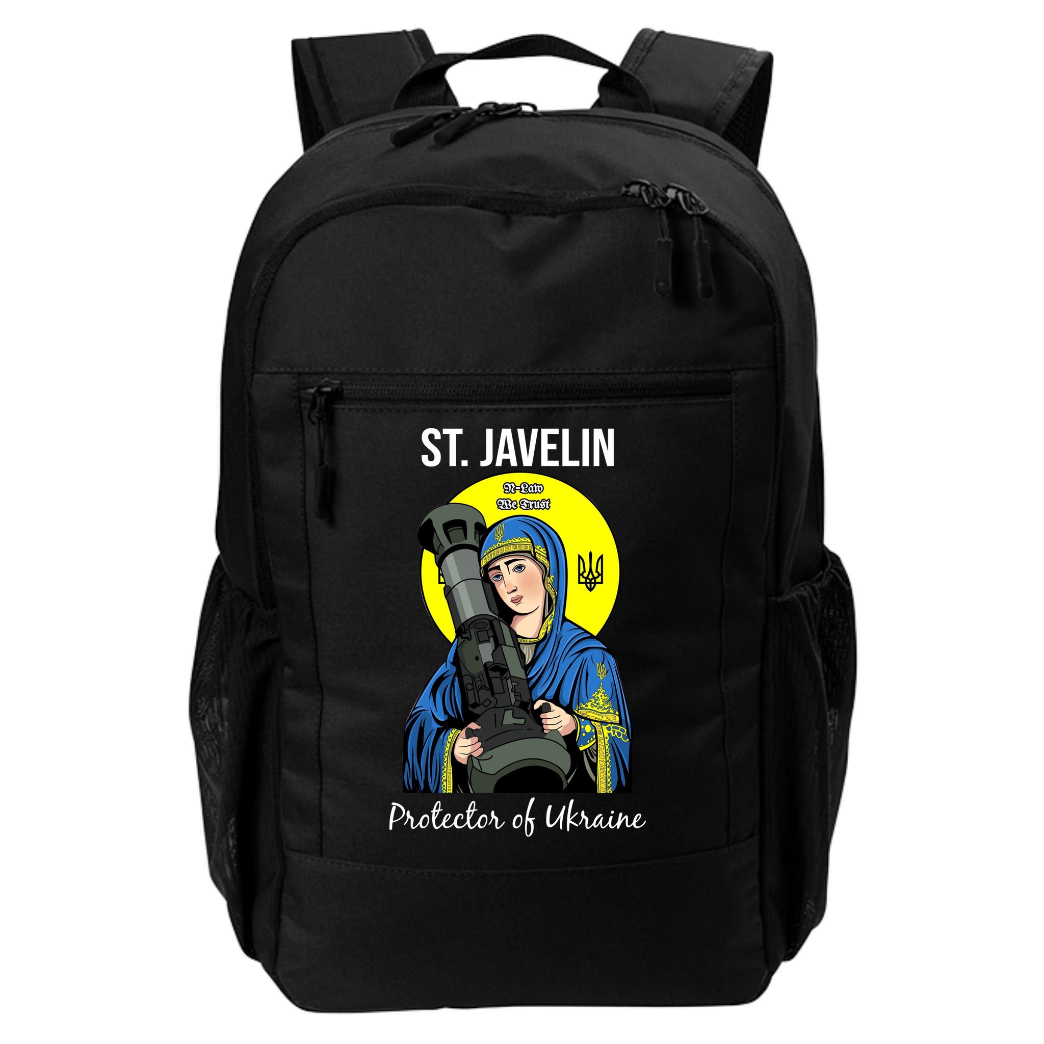 St. Javelin Protector Of Ukraine Support Stand With Ukraine Backpack