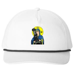 St. Javelin Protector Of Ukraine Support Stand With Ukraine Snapback Five-Panel Rope Hat