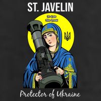 St. Javelin Protector Of Ukraine Support Stand With Ukraine Microfiber Hand Towel