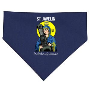 St. Javelin Protector Of Ukraine Support Stand With Ukraine USA-Made Doggie Bandana