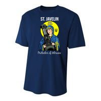 St. Javelin Protector Of Ukraine Support Stand With Ukraine Youth Performance Sprint T-Shirt