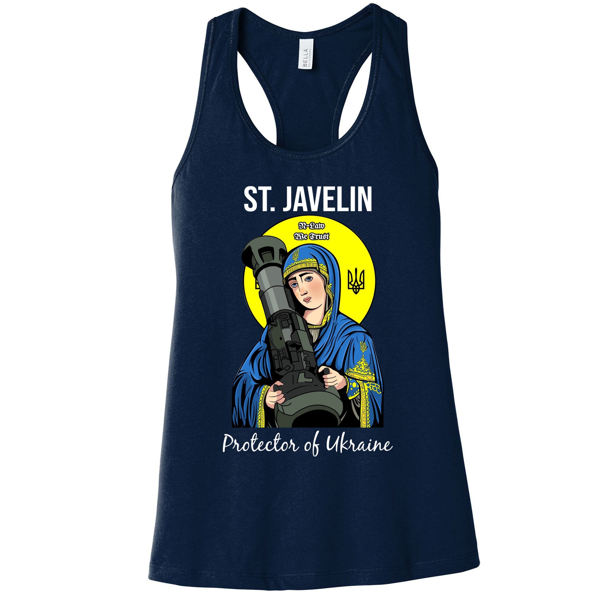 St. Javelin Protector Of Ukraine Support Stand With Ukraine Womens Tank Top