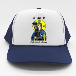 St. Javelin Protector Of Ukraine Support Stand With Ukraine Trucker Hat