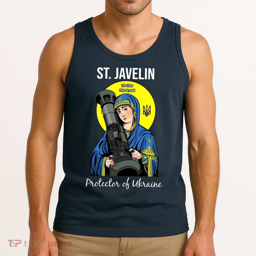 St. Javelin Protector Of Ukraine Support Stand With Ukraine Tank Top