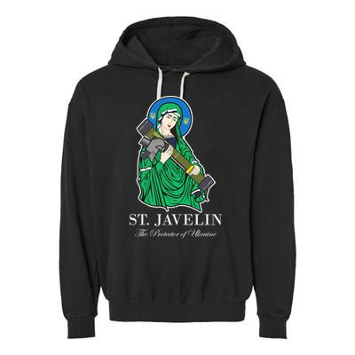 St. Javelin Protector Of Ukraine Garment-Dyed Fleece Hoodie
