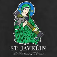 St. Javelin Protector Of Ukraine 15oz Campfire Ceramic Mug