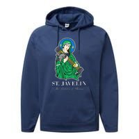 St. Javelin Protector Of Ukraine Performance Fleece Hoodie