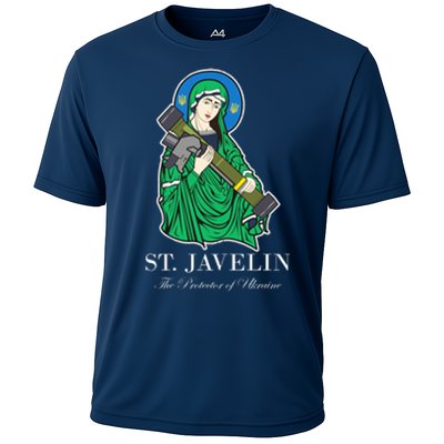 St. Javelin Protector Of Ukraine Cooling Performance Crew T-Shirt