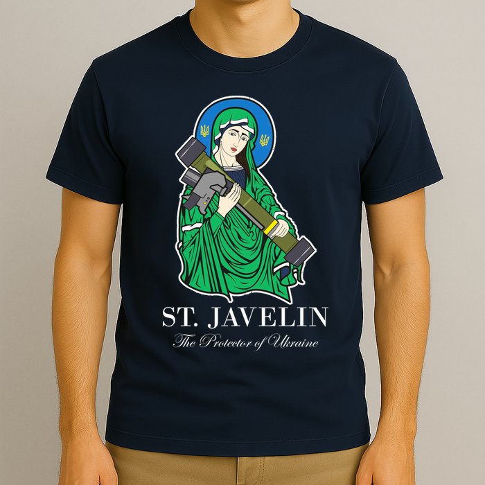St. Javelin Protector Of Ukraine T-Shirt