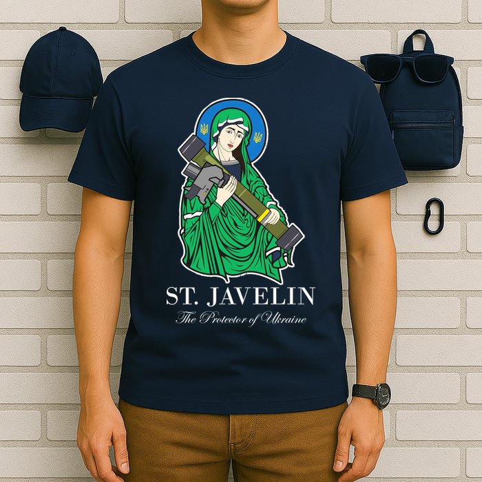 St. Javelin Protector Of Ukraine T-Shirt