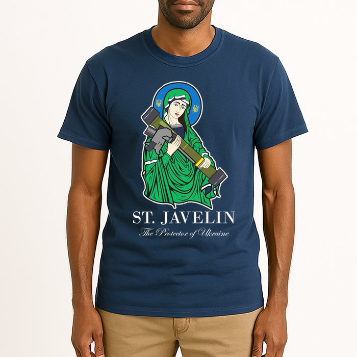St. Javelin Protector Of Ukraine Tall T-Shirt