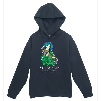 St. Javelin Protector Of Ukraine Urban Pullover Hoodie