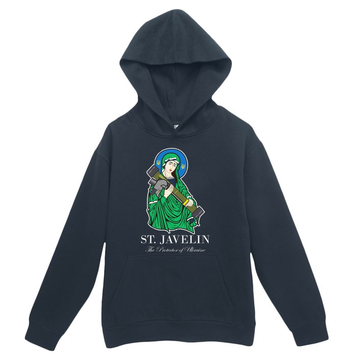 St. Javelin Protector Of Ukraine Urban Pullover Hoodie