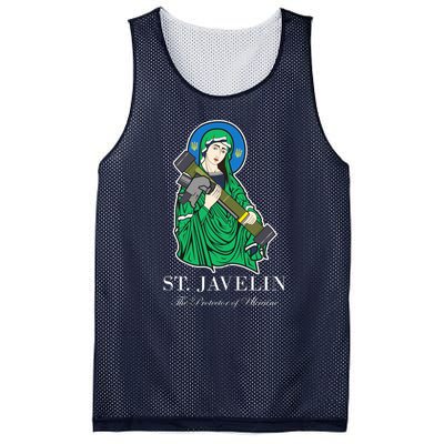 St. Javelin Protector Of Ukraine Mesh Reversible Basketball Jersey Tank