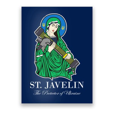 St. Javelin Protector Of Ukraine Poster