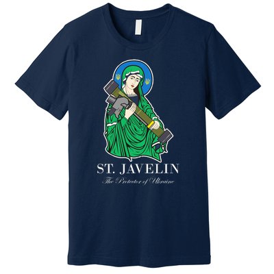 St. Javelin Protector Of Ukraine Premium T-Shirt