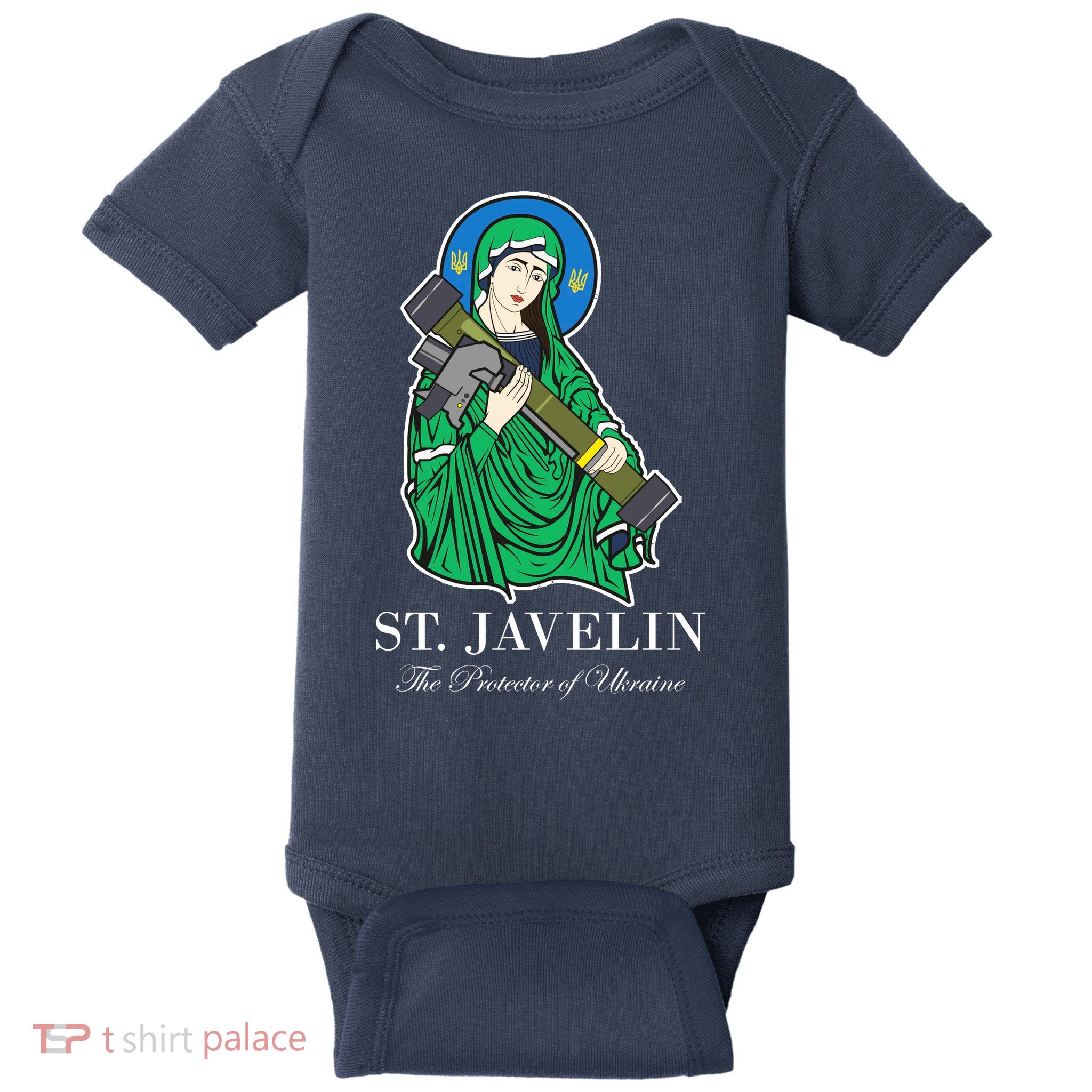 St. Javelin Protector Of Ukraine Baby Bodysuit