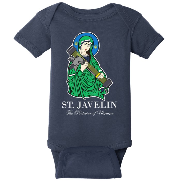 St. Javelin Protector Of Ukraine Baby Bodysuit
