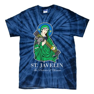St. Javelin Protector Of Ukraine Tie-Dye T-Shirt