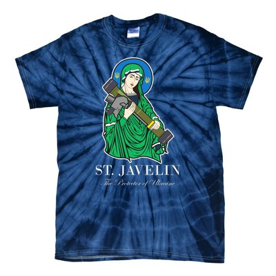 St. Javelin Protector Of Ukraine Tie-Dye T-Shirt