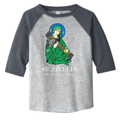 St. Javelin Protector Of Ukraine Toddler Fine Jersey T-Shirt