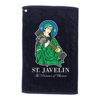 St. Javelin Protector Of Ukraine Golf Towel