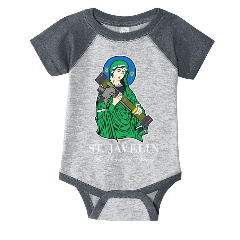 St. Javelin Protector Of Ukraine Infant Baby Jersey Bodysuit