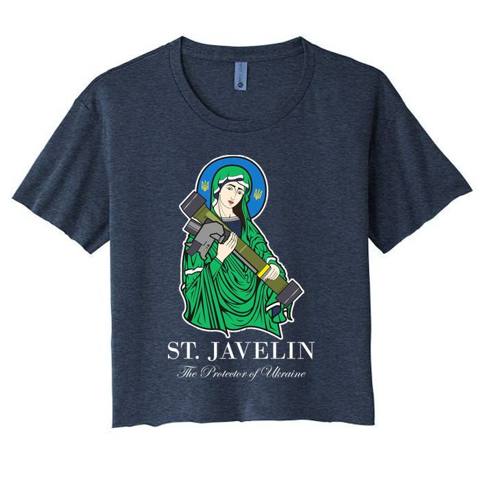 St. Javelin Protector Of Ukraine Crop Top