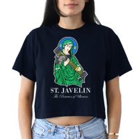 St. Javelin Protector Of Ukraine Crop Top