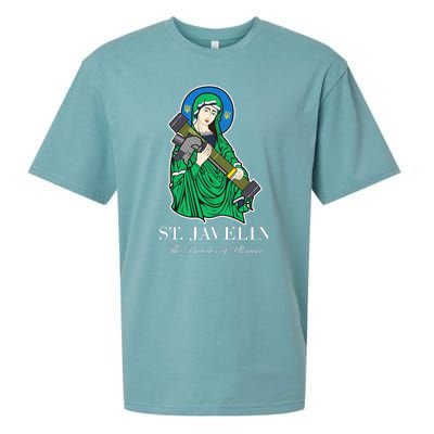 St. Javelin Protector Of Ukraine Sueded Cloud Jersey T-Shirt