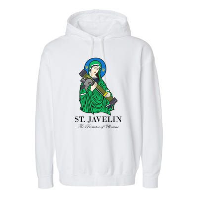 St. Javelin Protector Of Ukraine Garment-Dyed Fleece Hoodie