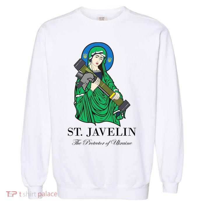 St. Javelin Protector Of Ukraine Garment-Dyed Sweatshirt