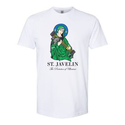 St. Javelin Protector Of Ukraine Softstyle CVC T-Shirt