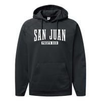 San Juan Puerto Rico Pride Puerto Rican Boricua Performance Fleece Hoodie