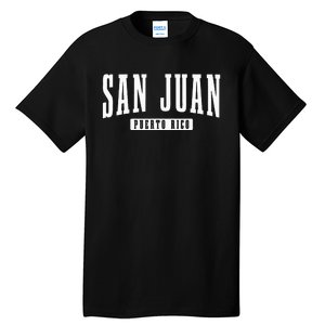 San Juan Puerto Rico Pride Puerto Rican Boricua Tall T-Shirt